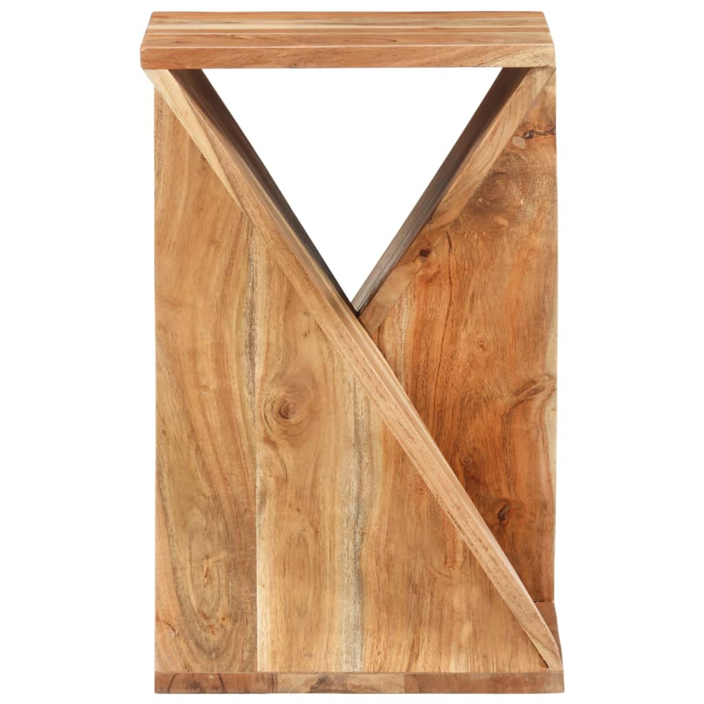 Sidebord 35X35X55 Cm Gjenvunnet Akasie