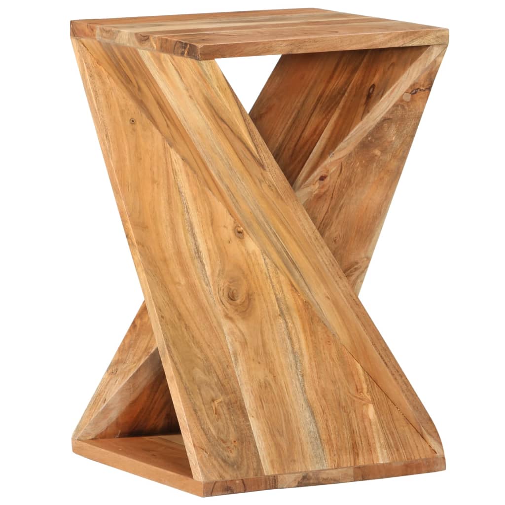 Sidebord 35X35X55 Cm Gjenvunnet Akasie