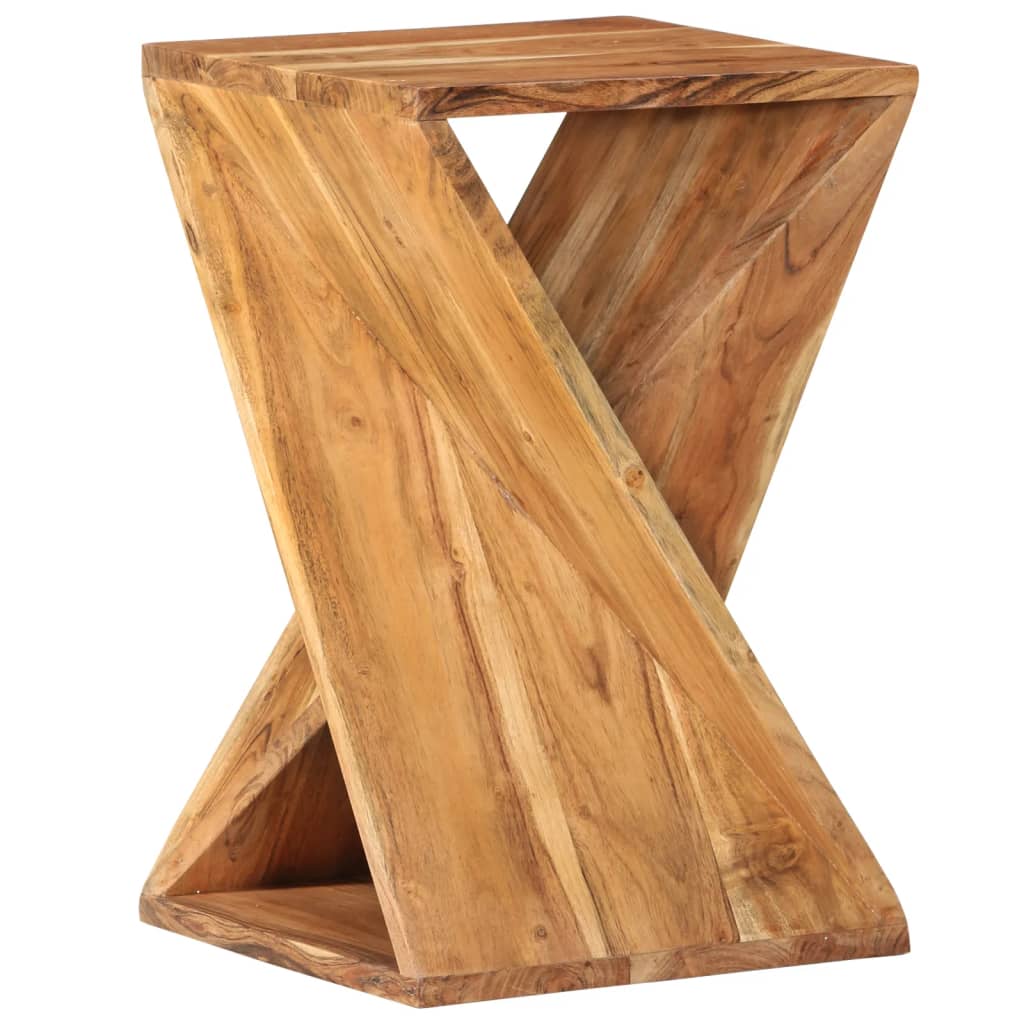 Sidebord 35X35X55 Cm Gjenvunnet Akasie