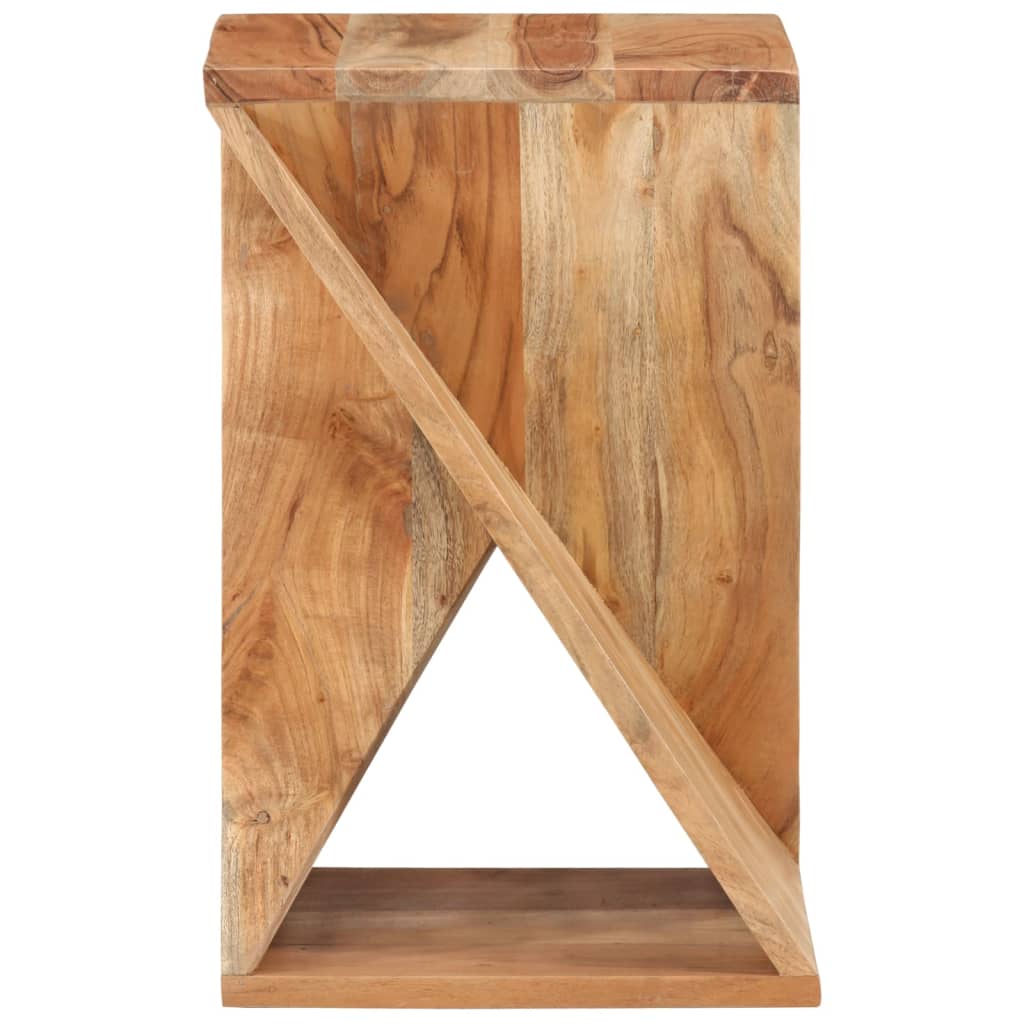Sidebord 35X35X55 Cm Gjenvunnet Akasie
