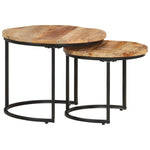 Stablebord 2 Stk Grovt Mangotre