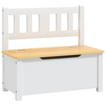 Bord- Og Stolsett For Barn 4 Deler Hvit Og Beige Mdf