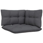 Hagesofa 2-Seters Med Puter Hvit Heltre Furu