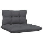 Hagesofagruppe Med Puter 3 Deler Svart Heltre Furu