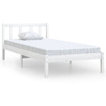 Sengeramme Hvit Heltre Furu 75X190 Cm Small Single