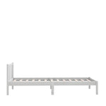 Sengeramme Hvit Heltre Furu 75X190 Cm Small Single