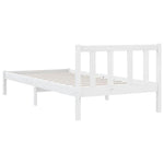 Sengeramme Hvit Heltre Furu 75X190 Cm Small Single