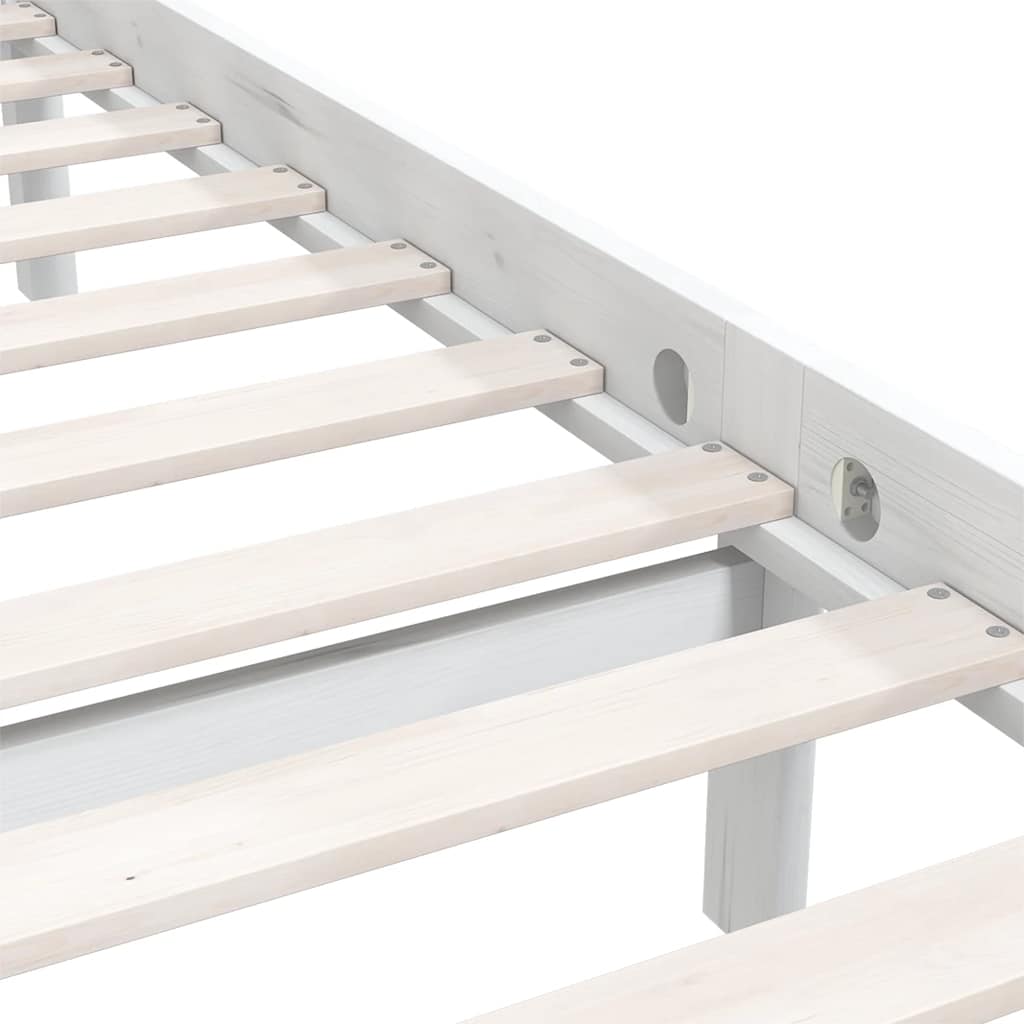 Sengeramme Hvit Heltre Furu 75X190 Cm Small Single