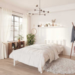 Sengeramme Hvit Heltre Furu 75X190 Cm Small Single