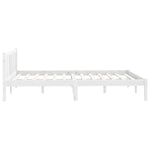 Sengeramme Heltre Furu 140X190 Cm Hvit