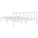 Sengeramme Heltre Furu 140X190 Cm Hvit