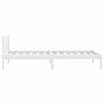 Sengeramme Hvit Heltre Furu 90X200 Cm