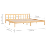 Sengeramme Heltre Furu 180X200 Cm Super King
