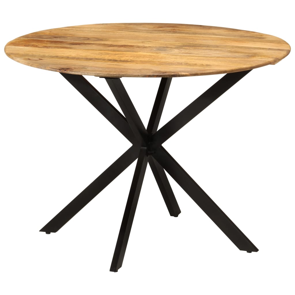 Spisebord Ø110X78 Cm Heltre Mango Og Stål