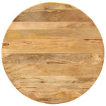 Spisebord Ø110X78 Cm Heltre Mango Og Stål