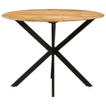 Spisebord Ø110X78 Cm Heltre Mango Og Stål