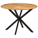 Spisebord Ø110X78 Cm Heltre Mango Og Stål