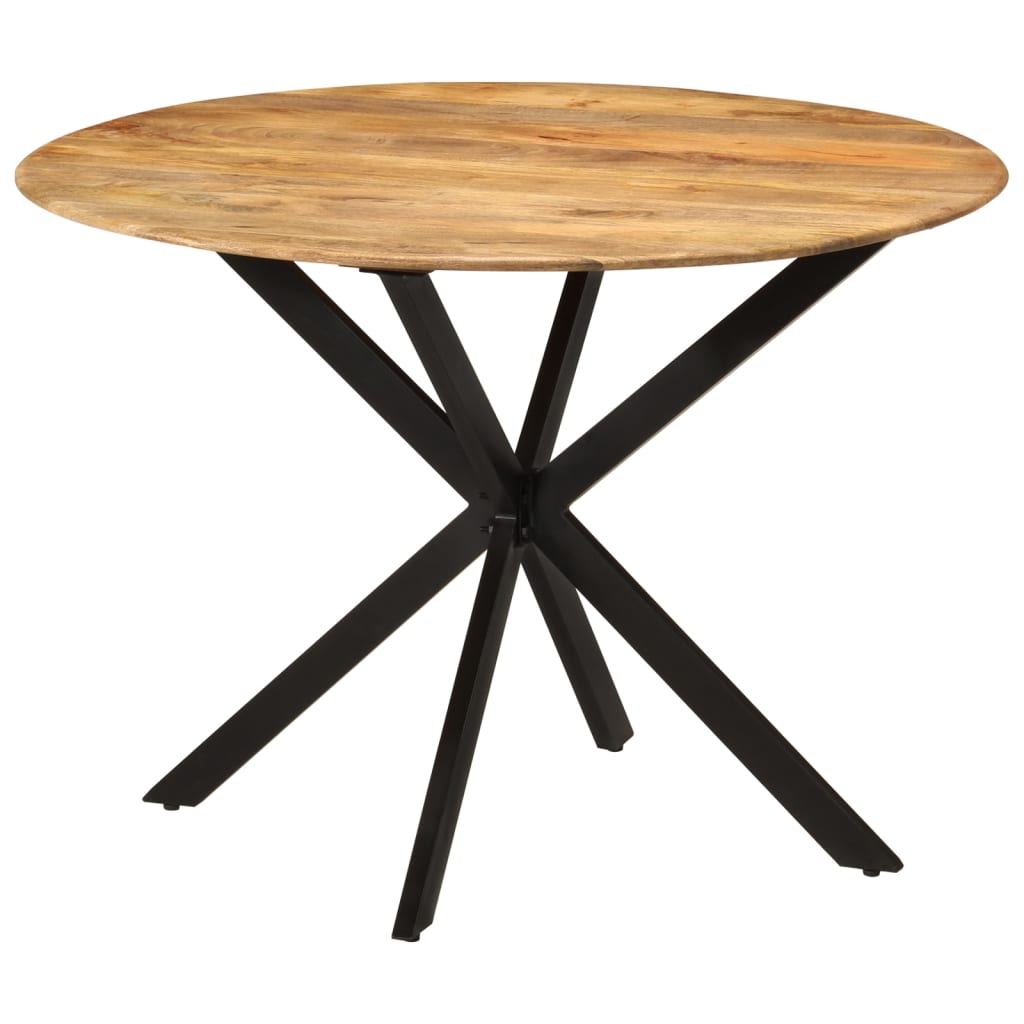 Spisebord Ø110X78 Cm Heltre Mango Og Stål