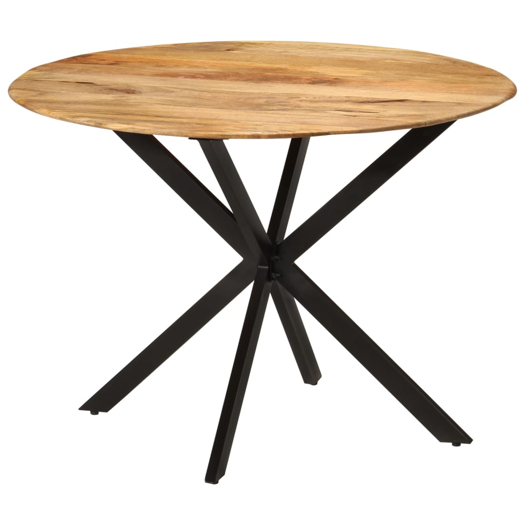 Spisebord Ø110X78 Cm Heltre Mango Og Stål