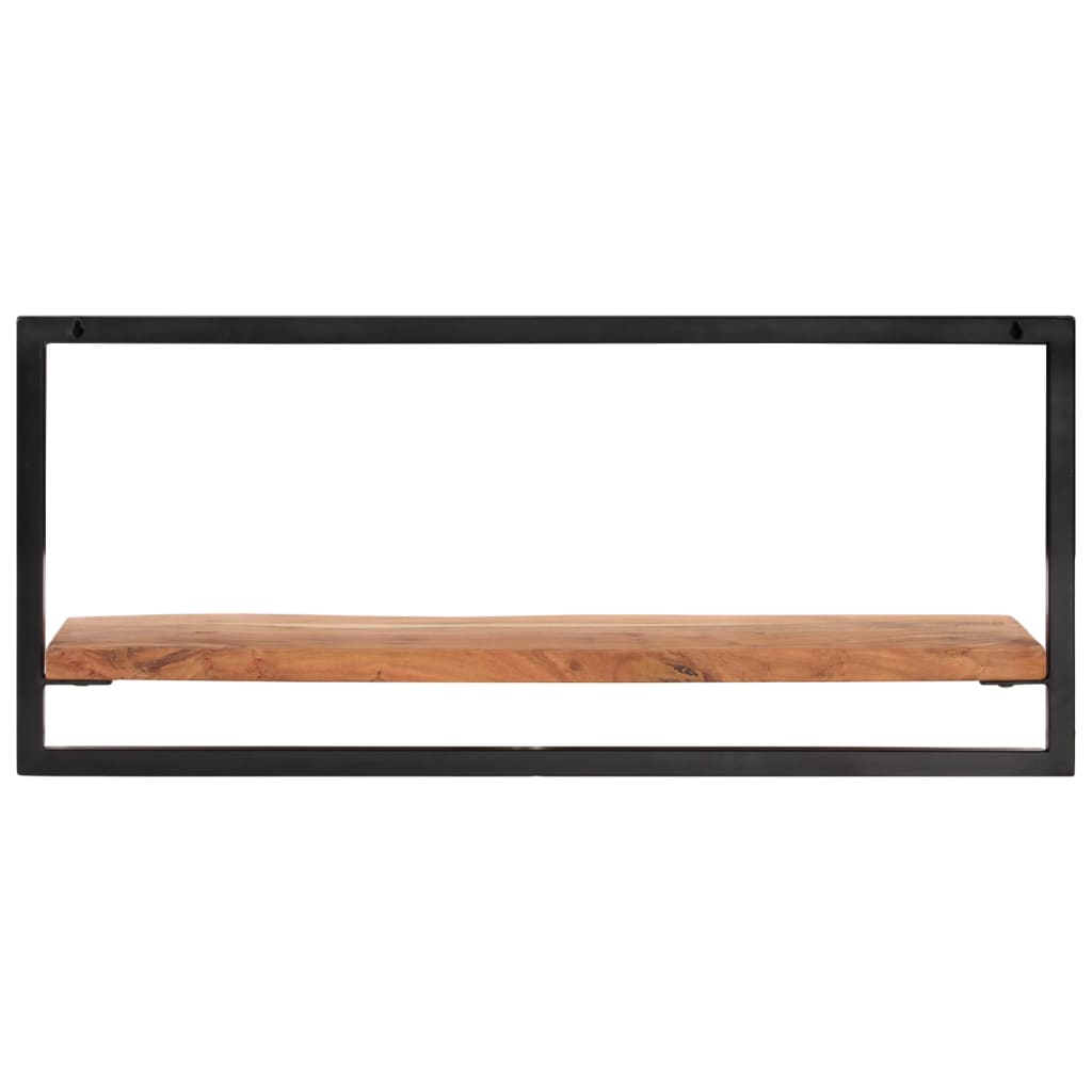 Vegghyller 2 Stk 80X25X35 Cm Heltre Akasie Og Stål