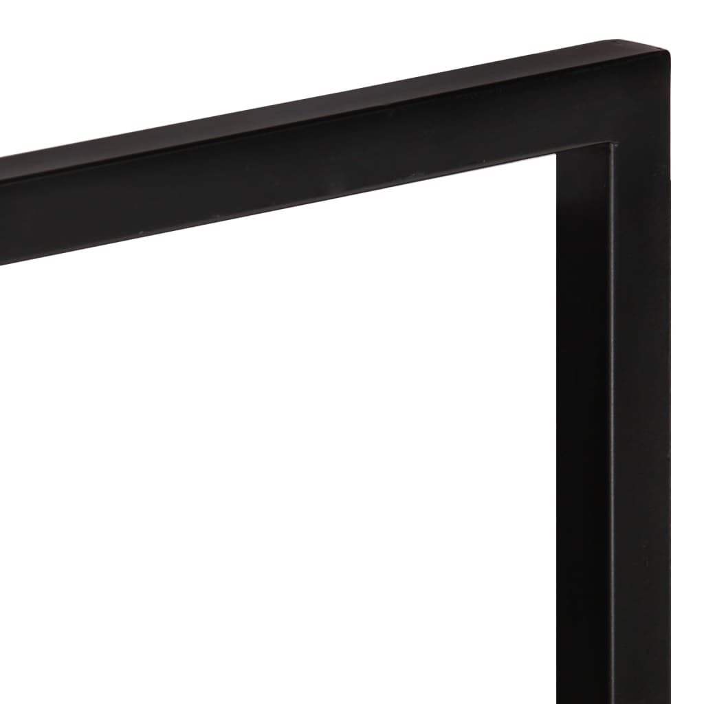 Vegghyller 2 Stk 80X25X35 Cm Heltre Akasie Og Stål