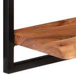 Vegghyller 2 Stk 60X25X35 Cm Heltre Akasie Og Stål