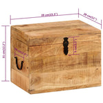 Oppbevaringsboks 39X28X31 Cm Heltre Mango