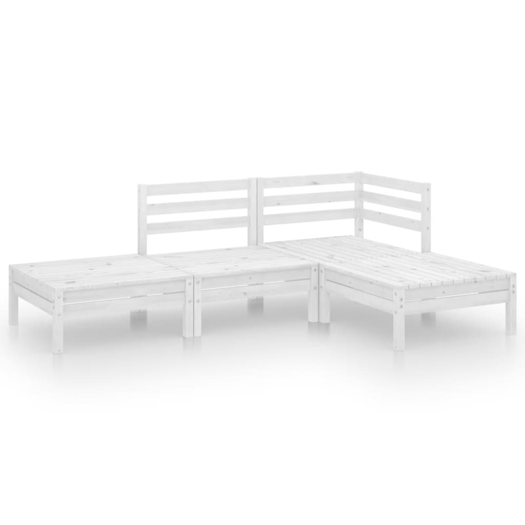 Hagesofagruppe 4 Deler Hvit Heltre Furu