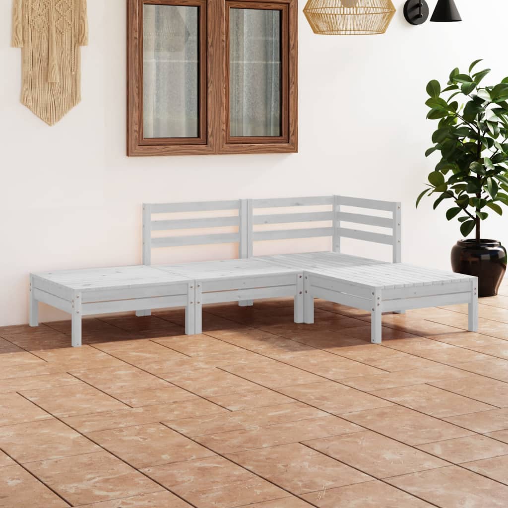 Hagesofagruppe 4 Deler Hvit Heltre Furu