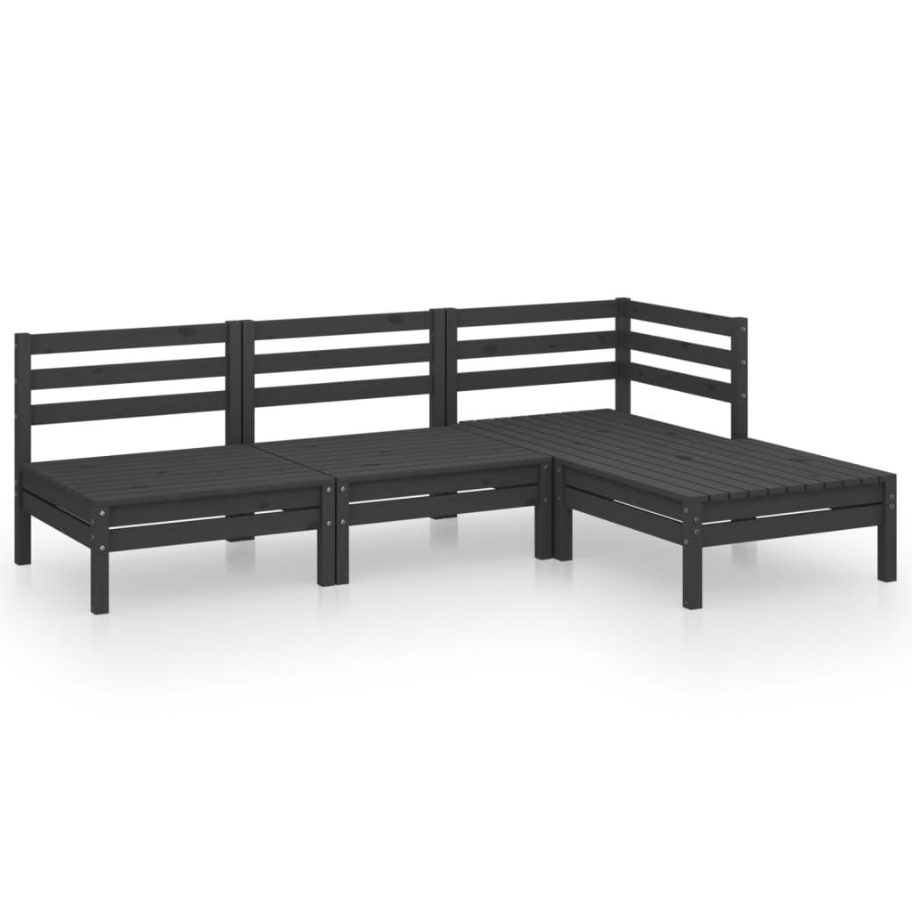 Hagesofagruppe 4 Deler Svart Heltre Furu