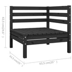 Hagesofagruppe 4 Deler Svart Heltre Furu