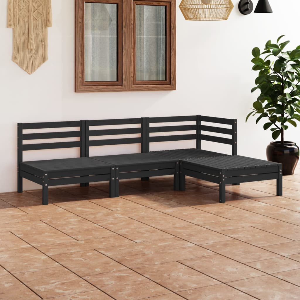 Hagesofagruppe 4 Deler Svart Heltre Furu
