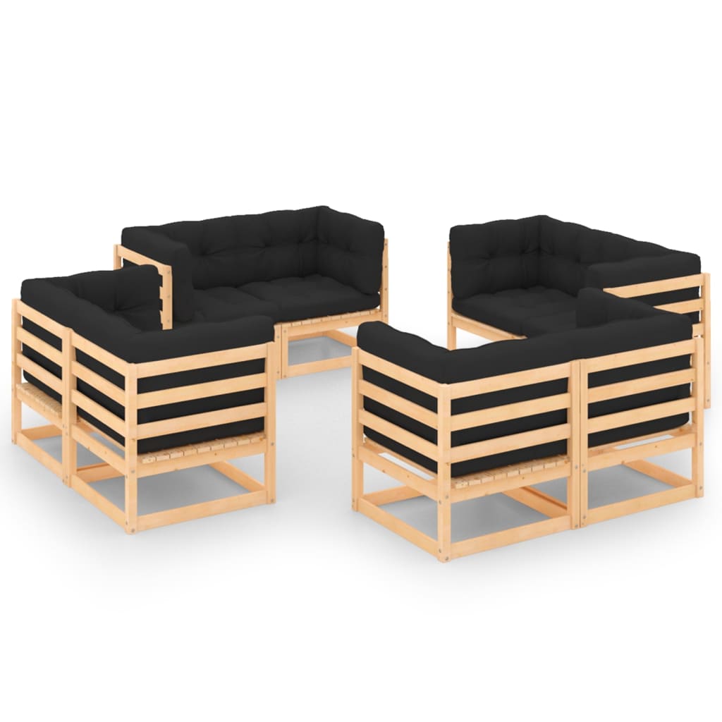 Hagesofagruppe Med Puter 8 Deler Heltre Furu
