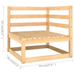Hagesofagruppe Med Puter 8 Deler Heltre Furu