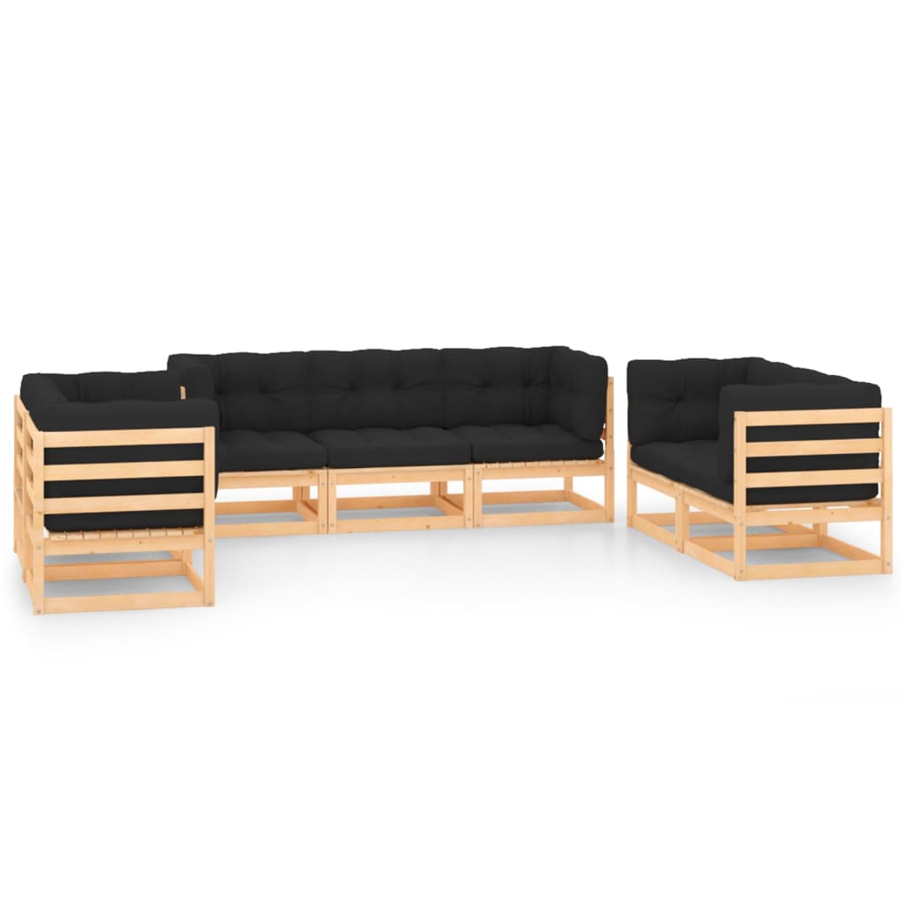 Hagesofagruppe Med Puter 7 Deler Heltre Furu