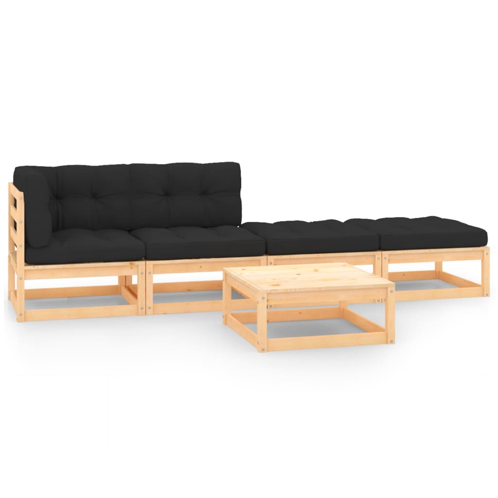 Hagesofagruppe Med Puter 5 Deler Heltre Furu