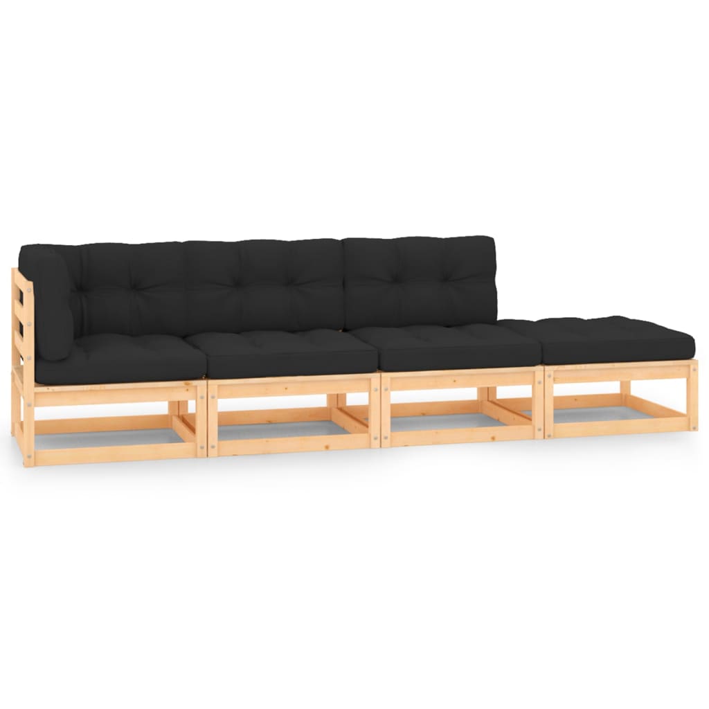 Hagesofagruppe Med Puter 4 Deler Heltre Furu