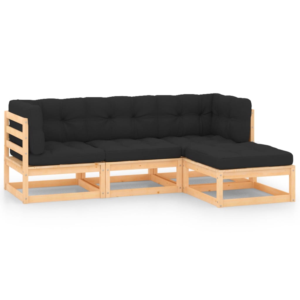 Hagesofagruppe Med Puter 4 Deler Heltre Furu