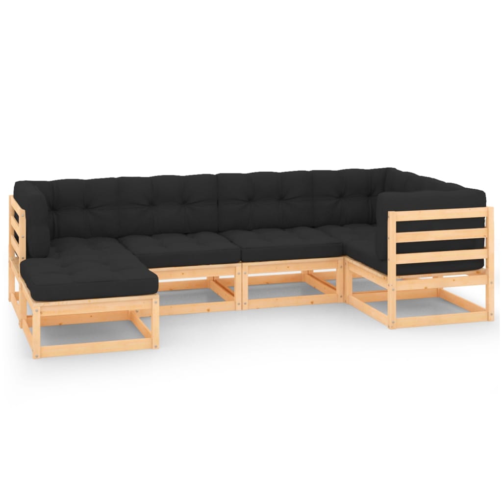 Hagesofagruppe Med Puter 6 Deler Heltre Furu