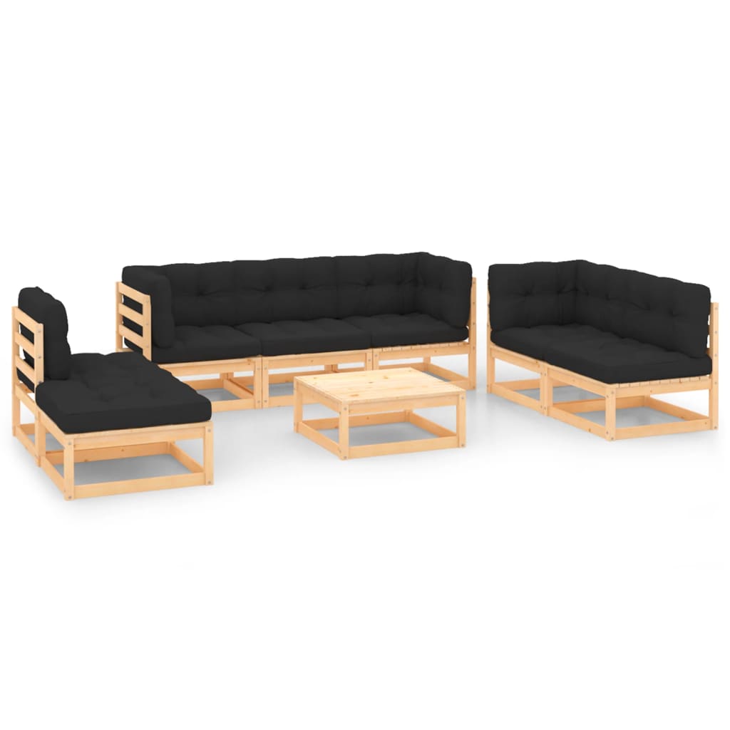 Hagesofagruppe Med Puter 8 Deler Heltre Furu