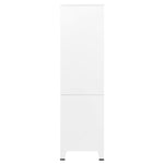 Industriell Garderobe Hvit 90X50X180 Cm Metall