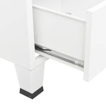 Industriell Garderobe Hvit 90X50X180 Cm Metall