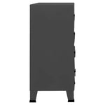 Industriell Kommode Antrasitt 78X40X93 Cm Metall