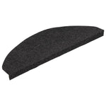 Selvklebende Trappematter 15 Stk 65X22,5X3,5 Cm Svart