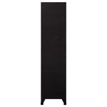 Oppbevaringsskap Svart 90X45X180 Cm Stål