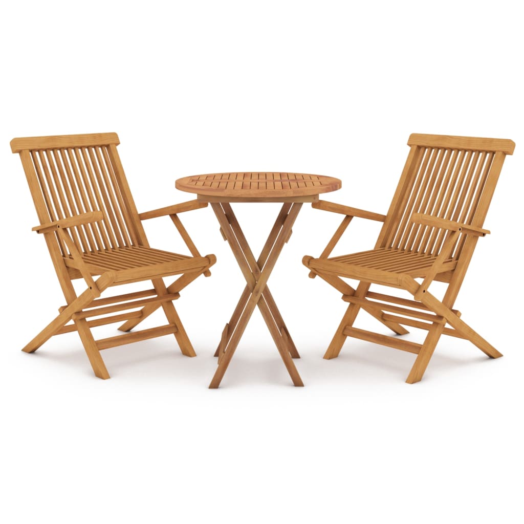 Hagespisestuesett 3 Deler Heltre Teak