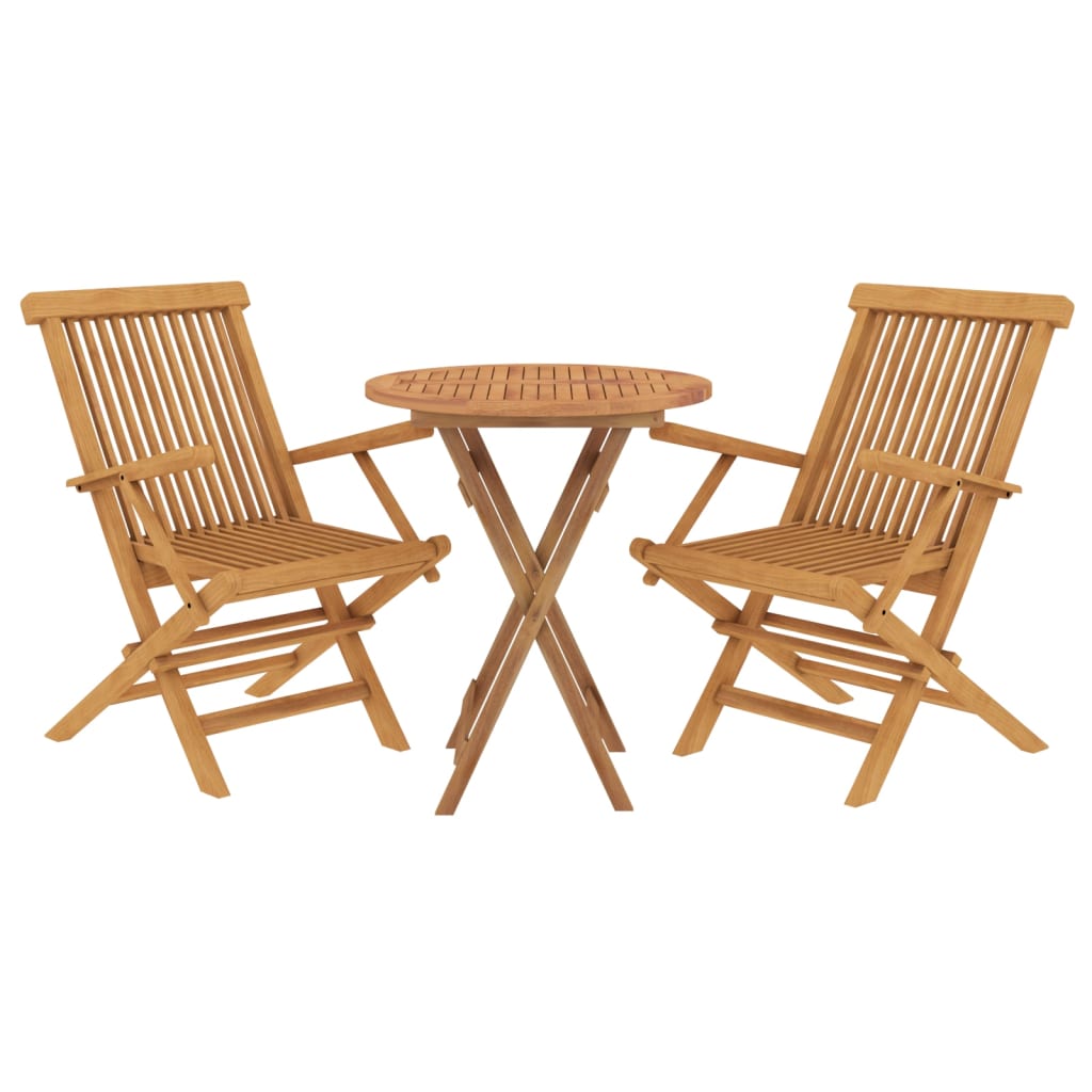 Hagespisestuesett 3 Deler Heltre Teak