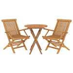 Hagespisestuesett 3 Deler Heltre Teak