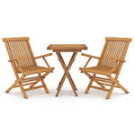 Hagespisestuesett 3 Deler Heltre Teak