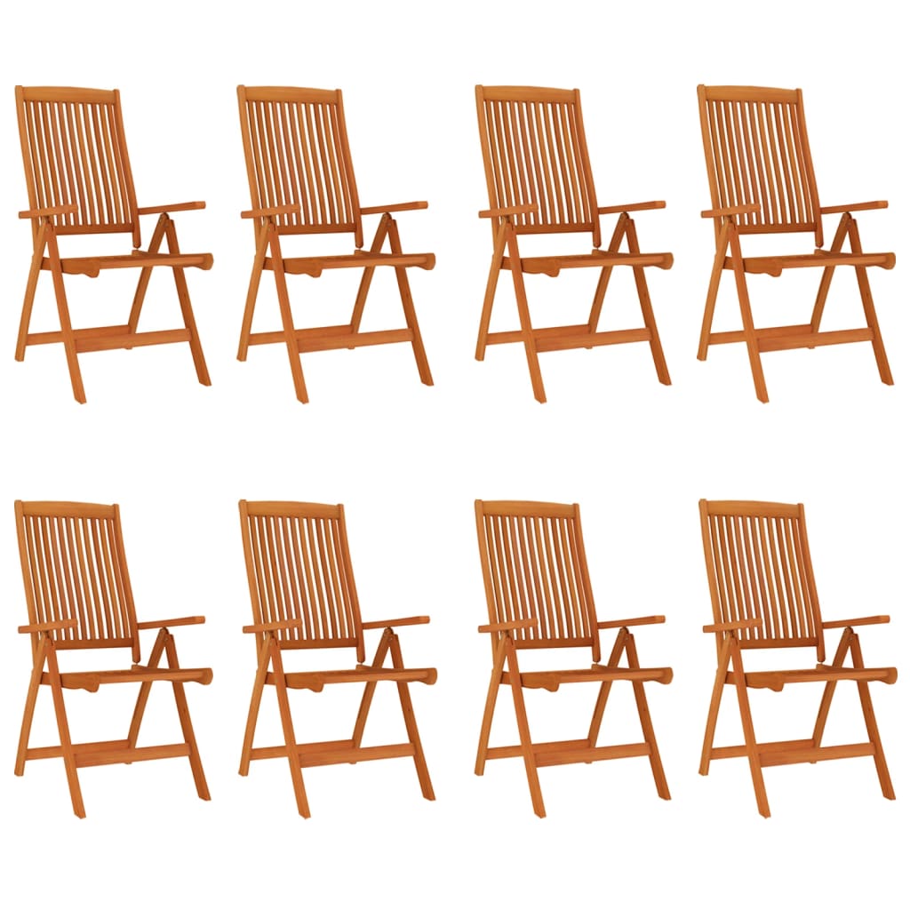 Klappstoler 8 Stk Heltre Eukalyptus